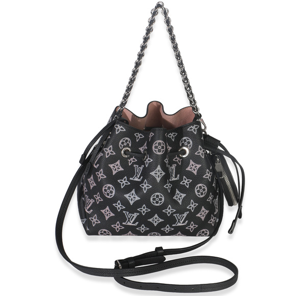 Louis Vuitton Black Pink Monogram Mahina Flight Mode Bella - Picture 2 of 8